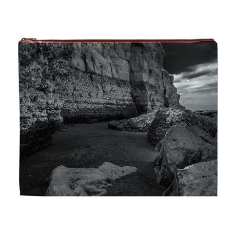 Timeless Shores, Las grutas beach, Rio negro, Argentina Cosmetic Bag (XL) from ArtsNow.com Front