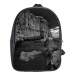 Timeless Shores, Las grutas beach, Rio negro, Argentina School Bag (Large)