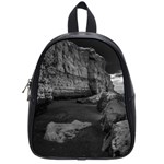 Timeless Shores, Las grutas beach, Rio negro, Argentina School Bag (Small)