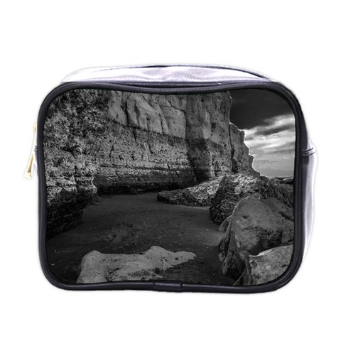 Timeless Shores, Las grutas beach, Rio negro, Argentina Mini Toiletries Bag (One Side) from ArtsNow.com Front