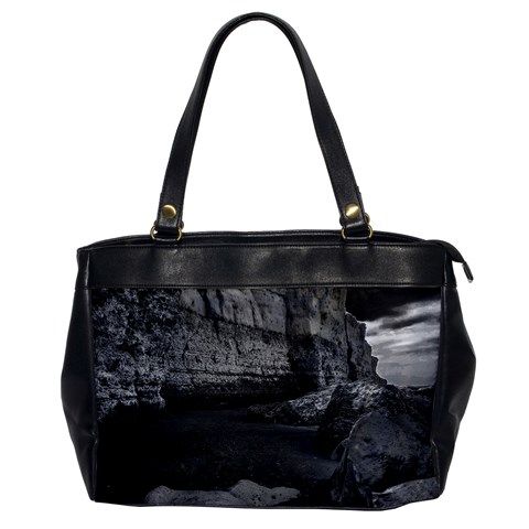 Timeless Shores, Las grutas beach, Rio negro, Argentina Oversize Office Handbag from ArtsNow.com Front