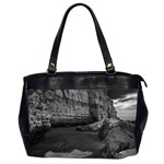 Timeless Shores, Las grutas beach, Rio negro, Argentina Oversize Office Handbag (2 Sides)