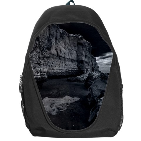 Timeless Shores, Las grutas beach, Rio negro, Argentina Backpack Bag from ArtsNow.com Front