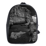 Timeless Shores, Las grutas beach, Rio negro, Argentina School Bag (XL)