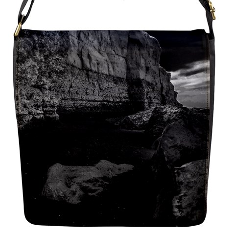 Timeless Shores, Las grutas beach, Rio negro, Argentina Flap Closure Messenger Bag (S) from ArtsNow.com Front