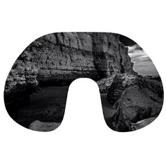 Timeless Shores, Las grutas beach, Rio negro, Argentina Travel Neck Pillow from ArtsNow.com Back