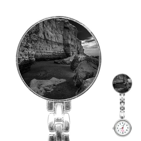 Timeless Shores, Las grutas beach, Rio negro, Argentina Stainless Steel Nurses Watch from ArtsNow.com Front