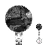 Timeless Shores, Las grutas beach, Rio negro, Argentina Stainless Steel Nurses Watch