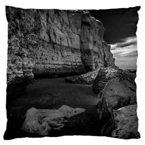 Timeless Shores, Las grutas beach, Rio negro, Argentina Standard Premium Plush Fleece Cushion Case (One Side) from ArtsNow.com Front