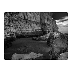 Timeless Shores, Las grutas beach, Rio negro, Argentina Two Sides Premium Plush Fleece Blanket (Mini) from ArtsNow.com 35 x27  Blanket Front