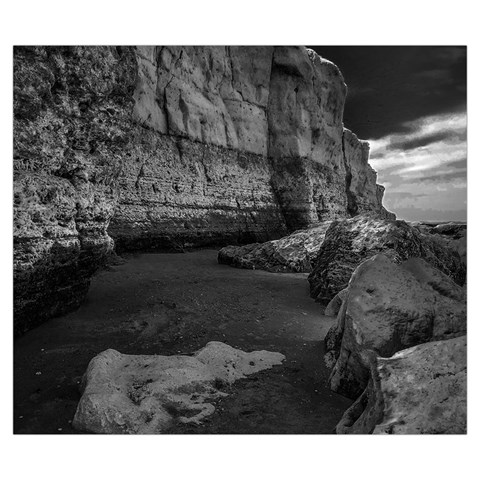 Timeless Shores, Las grutas beach, Rio negro, Argentina Zipper Large Tote Bag from ArtsNow.com Front