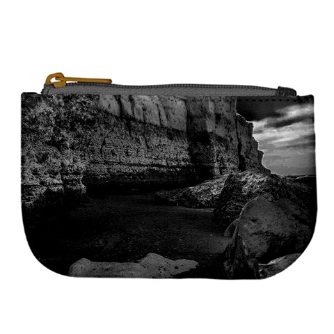 Timeless Shores, Las grutas beach, Rio negro, Argentina Large Coin Purse from ArtsNow.com Front