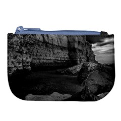 Timeless Shores, Las grutas beach, Rio negro, Argentina Large Coin Purse from ArtsNow.com Front