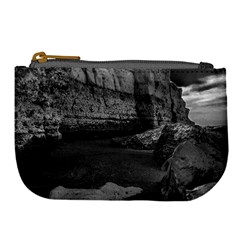 Timeless Shores, Las grutas beach, Rio negro, Argentina Large Coin Purse from ArtsNow.com Front