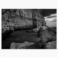 Timeless Shores, Las grutas beach, Rio negro, Argentina Roll Up Canvas Pencil Holder (L) from ArtsNow.com Front