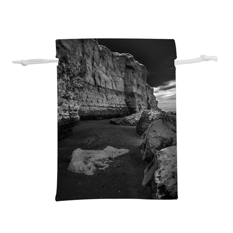 Timeless Shores, Las grutas beach, Rio negro, Argentina Lightweight Drawstring Pouch (L) from ArtsNow.com Front