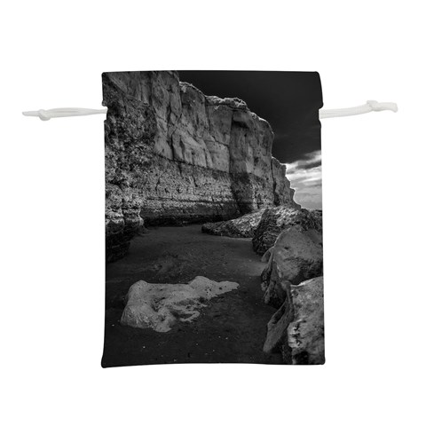 Timeless Shores, Las grutas beach, Rio negro, Argentina Lightweight Drawstring Pouch (L) from ArtsNow.com Back