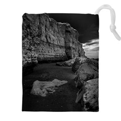 Timeless Shores, Las grutas beach, Rio negro, Argentina Drawstring Pouch (4XL) from ArtsNow.com Front