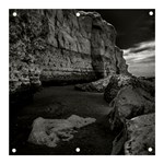 Timeless Shores, Las grutas beach, Rio negro, Argentina Banner and Sign 3  x 3 