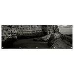 Timeless Shores, Las grutas beach, Rio negro, Argentina Banner and Sign 12  x 4 