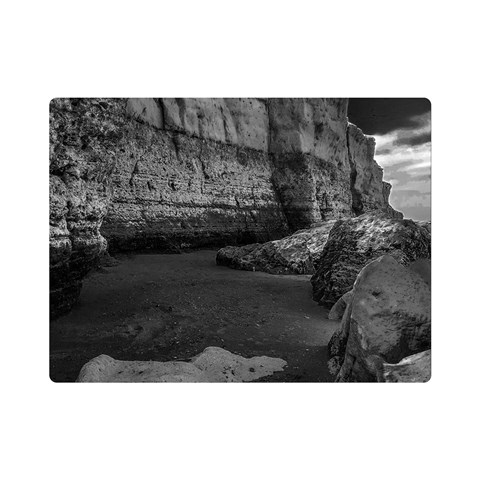 Timeless Shores, Las grutas beach, Rio negro, Argentina Premium Plush Fleece Blanket (Mini) from ArtsNow.com 35 x27  Blanket Front