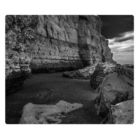 Timeless Shores, Las grutas beach, Rio negro, Argentina Premium Plush Fleece Blanket (Small) from ArtsNow.com 50 x40  Blanket Front