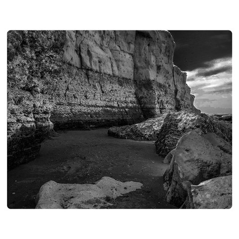 Timeless Shores, Las grutas beach, Rio negro, Argentina Premium Plush Fleece Blanket (Medium) from ArtsNow.com 60 x50  Blanket Front