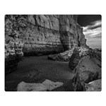 Timeless Shores, Las grutas beach, Rio negro, Argentina Premium Plush Fleece Blanket (Large)