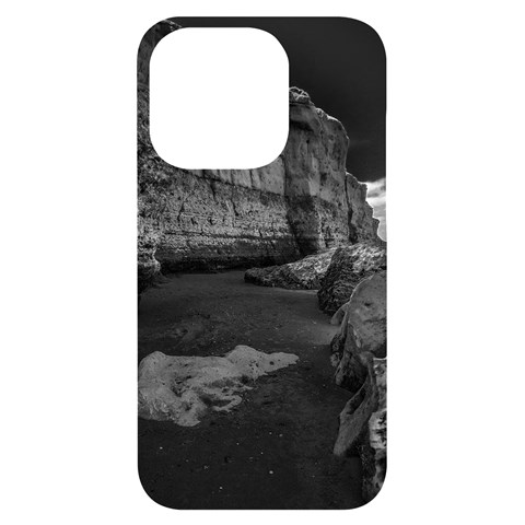 Timeless Shores, Las grutas beach, Rio negro, Argentina iPhone 14 Pro Black UV Print Case from ArtsNow.com Front