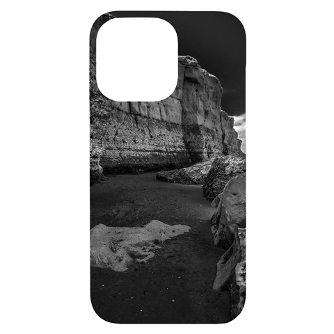 Timeless Shores, Las grutas beach, Rio negro, Argentina iPhone 14 Pro Max Black UV Print Case from ArtsNow.com Front