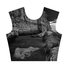 Timeless Shores, Las grutas beach, Rio negro, Argentina Cotton Crop Top from ArtsNow.com Front