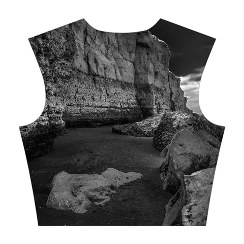 Timeless Shores, Las grutas beach, Rio negro, Argentina Cotton Crop Top from ArtsNow.com Back