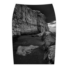 Timeless Shores, Las grutas beach, Rio negro, Argentina Midi Wrap Pencil Skirt from ArtsNow.com Back