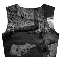 Timeless Shores, Las grutas beach, Rio negro, Argentina Trumpet Sleeve Cropped Top from ArtsNow.com Back