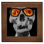 Gothic Elegance, Ironic Dark Art (AI) Framed Tile