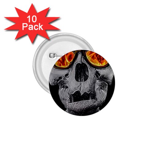 Gothic Elegance, Ironic Dark Art (AI) 1.75  Buttons (10 pack) from ArtsNow.com Front