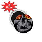 Gothic Elegance, Ironic Dark Art (AI) 1.75  Magnets (10 pack) 