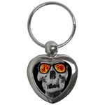 Gothic Elegance, Ironic Dark Art (AI) Key Chain (Heart)