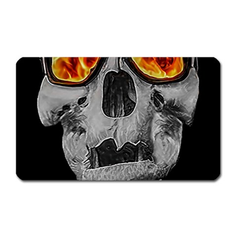 Gothic Elegance, Ironic Dark Art (AI) Magnet (Rectangular) from ArtsNow.com Front