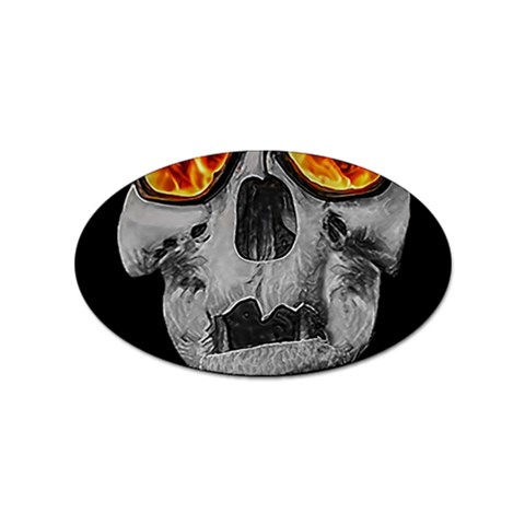 Gothic Elegance, Ironic Dark Art (AI) Sticker Oval (100 pack) from ArtsNow.com Front