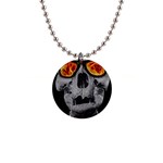 Gothic Elegance, Ironic Dark Art (AI) 1  Button Necklace