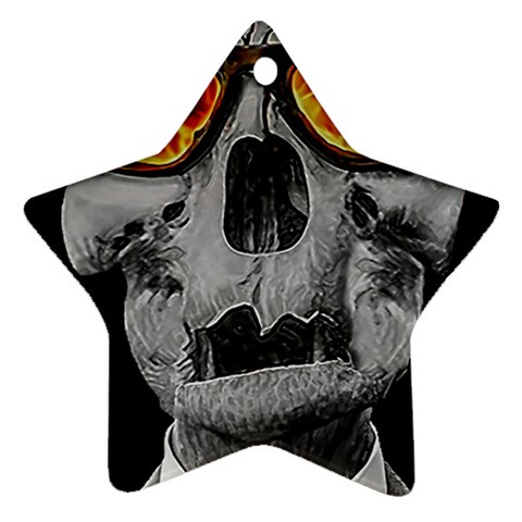 Gothic Elegance, Ironic Dark Art (AI) Star Ornament (Two Sides) from ArtsNow.com Front