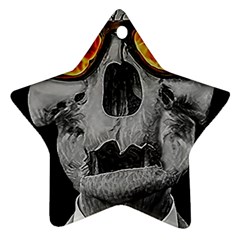 Gothic Elegance, Ironic Dark Art (AI) Star Ornament (Two Sides) from ArtsNow.com Back