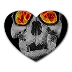 Gothic Elegance, Ironic Dark Art (AI) Heart Mousepad