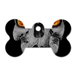 Gothic Elegance, Ironic Dark Art (AI) Dog Tag Bone (One Side)