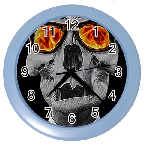 Gothic Elegance, Ironic Dark Art (AI) Color Wall Clock from ArtsNow.com Front