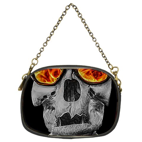 Gothic Elegance, Ironic Dark Art (AI) Chain Purse (One Side) from ArtsNow.com Front