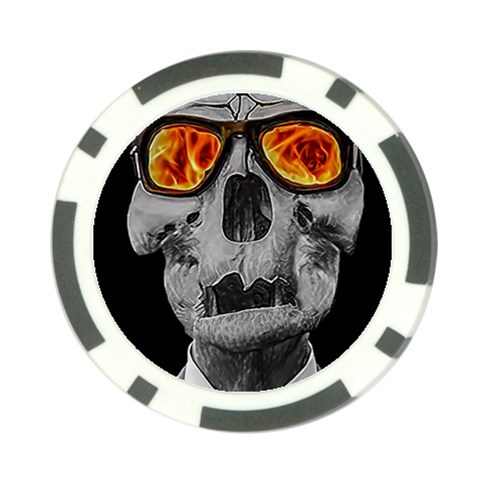 Gothic Elegance, Ironic Dark Art (AI) Poker Chip Card Guard (10 pack) from ArtsNow.com Front