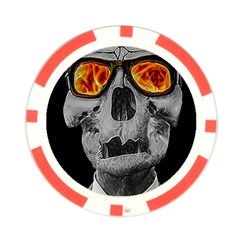 Gothic Elegance, Ironic Dark Art (AI) Poker Chip Card Guard (10 pack) from ArtsNow.com Back