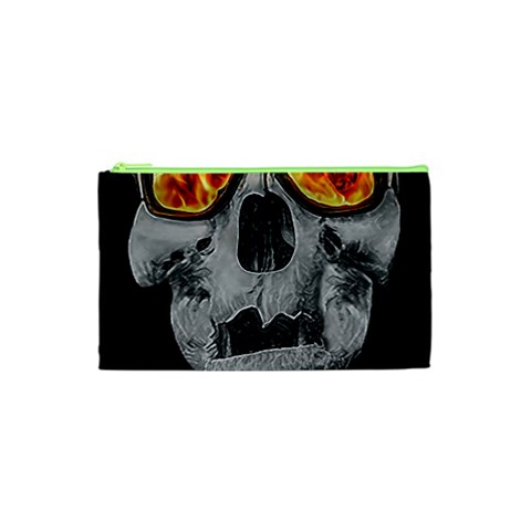 Gothic Elegance, Ironic Dark Art (AI) Cosmetic Bag (Small) from ArtsNow.com Front